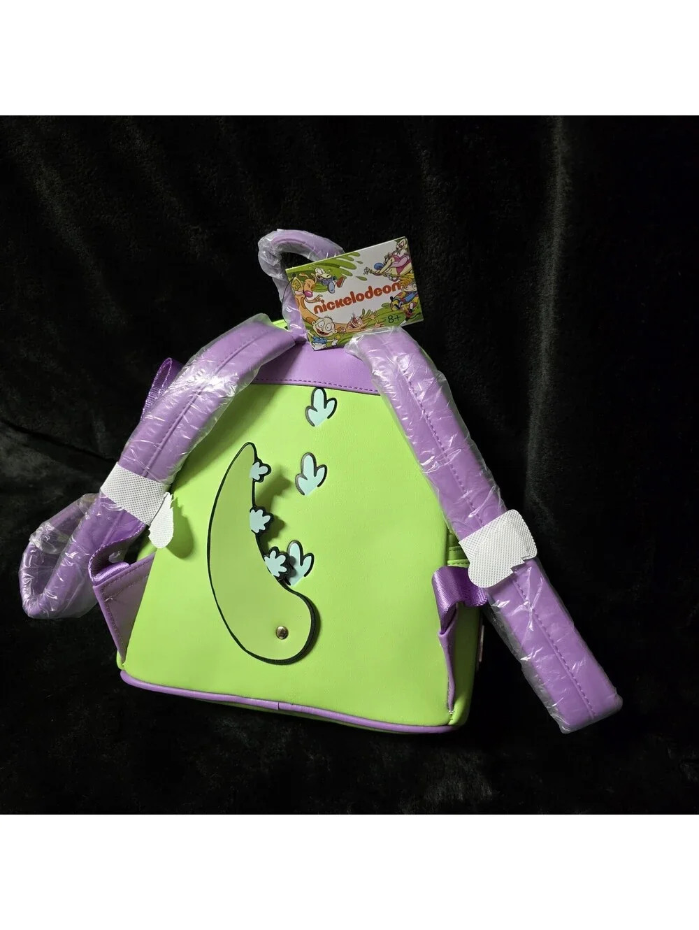 Loungefly Nickelodeon Rugrats Reptar Mini Faux Leather Zip Mini Backpack
